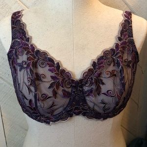 Purple lace Soma bra
